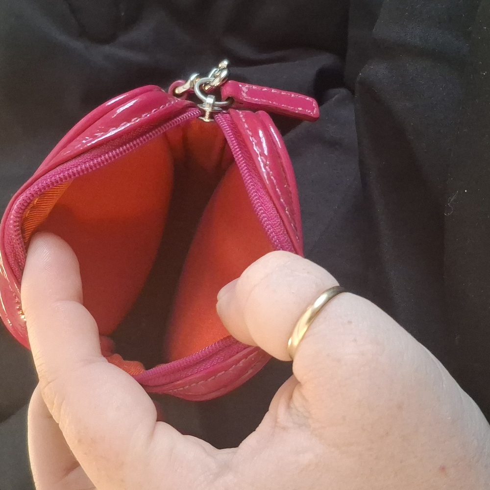 Coach Pink Mini Wristlet - Picture 3 of 5